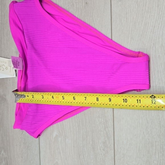 NWT L Space Women Anthropologie Frenchi Bottom bit swim sz L - Picture 6 of 8